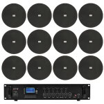 Sistem sonorizare multizona 12 Boxe Plafon Resolution 5 negru