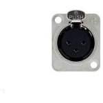 Neutrik NC3 FD-L1 Conector XLR 3p Mama Panou
