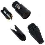 Neutrik NC3 FXX-B Conector Profesional XLR 3p Mama