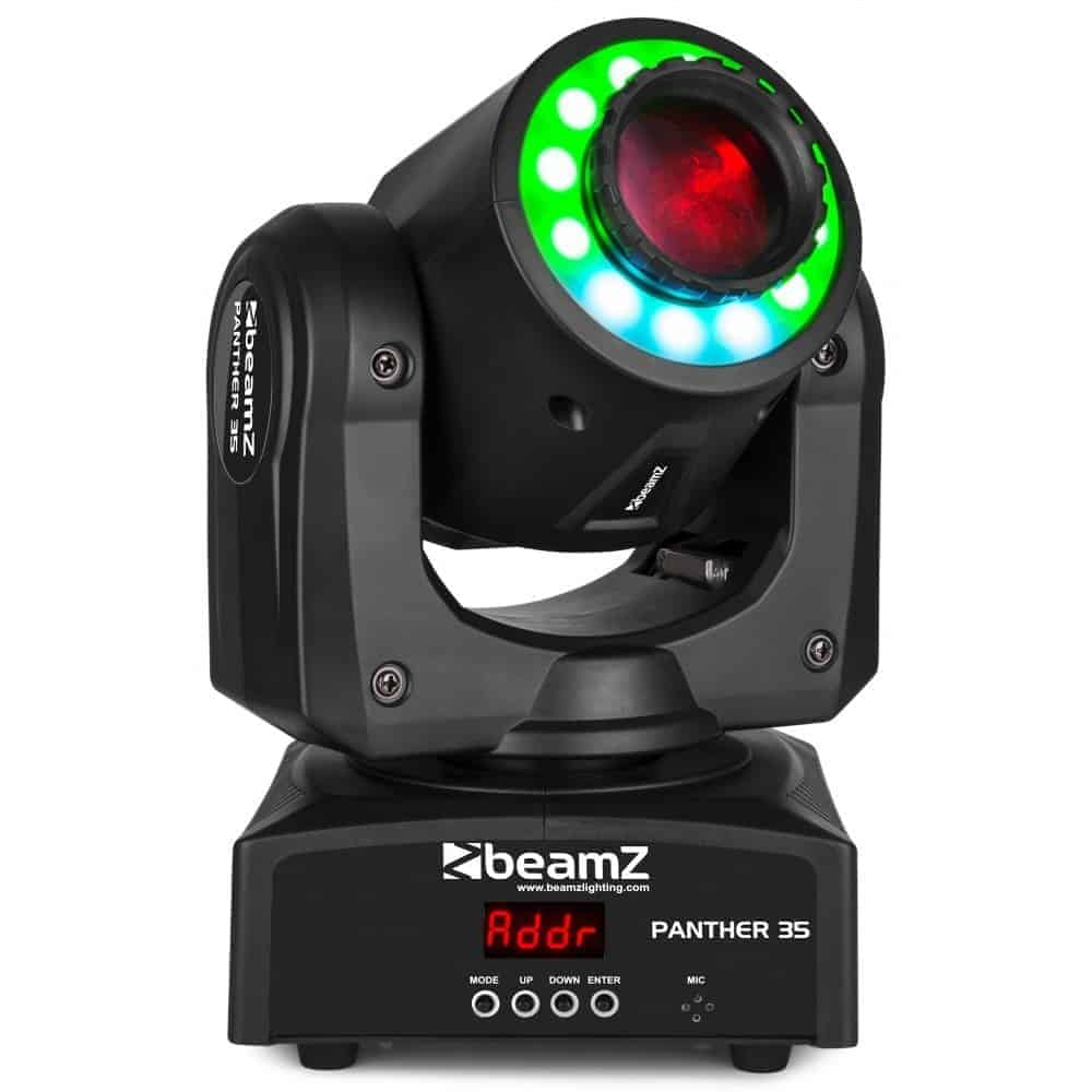 Moving Head Spot LED cu inel LED Panther35 BeamZ Beamz Panther 35 moving head
