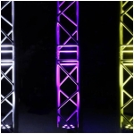 Sistem iluminat led arhitectural 4 LED Flat PAR Beamz