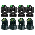 Sistem lumini club 8 moving head spot