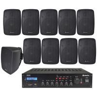 Sistem 10 boxe exterior Chillout Line-1-Wall MP3