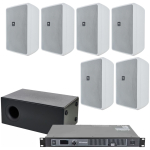 Sistem audio terasa JBL Pub & Restaurant Control 25 Bundle 6.1 White