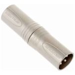 Neutrik NA3 MM Adaptor XLR 3pT - XLR 3pT