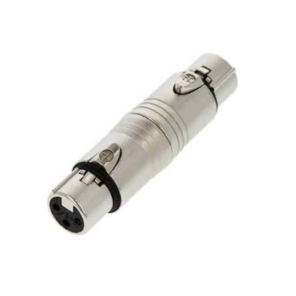 Neutrik NA3 FF Adaptor XLR 3pM - XLR 3pM Neutrik NA3 FF Adaptor XLR 3pM - XLR 3pM