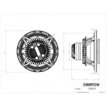 Oberton 12HCX Difuzor coaxial 12 inch