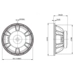B&C Speakers 12FW64 Difuzor Woofer 12 inch
