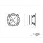 Oberton 6B150 Difuzor 6 inch, 150W