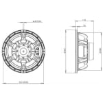 B&C Speakers 10NW64 Difuzor Midbass 10 inch