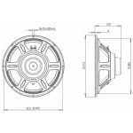 B&C Speakers 12CL76 Difuzor Woofer 12 inch