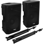 Set boxe active 15 inch Ibiza sound XTK15A Bundle