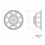 Oberton 18B450 Difuzor 18 Toli Power bass