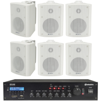 Sistem audio terasa Adastra BP4 White Bundle 6