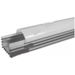 Profil aluminiu banda Led, curbat, ecran mat, 1m