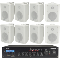 Sistem audio restaurant Interior Exterior Adastra BP4V White Bundle 8