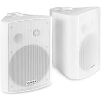 ODS65W set 2 boxe cu suport 6,5 inch, cu suport, albe - Vonyx