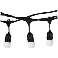 Ghirlanda becuri exterior Lumina alb cald