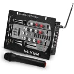 Mixer DJ Ibiza Sound DJM150BT-VHF, 5 canale, bluetooth, USB, microfon wireless