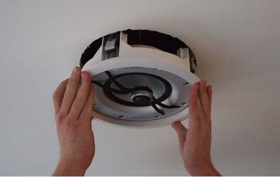 montaj boxe rigips instalare difuzoare tavan