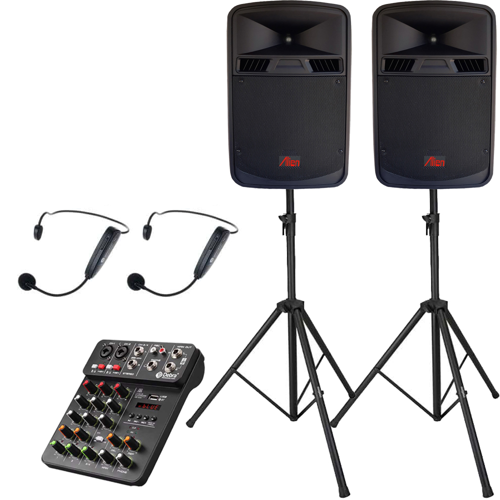 sistem-audio-fitness Sistem sonorizare sala Sport Center 4-Dual