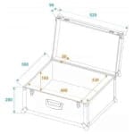 Case Universal Tour 52x36x29cm black, Roadinger - imagine 5
