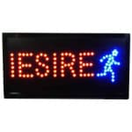 reclama luminoasa led iesire