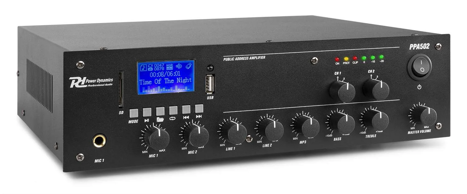 Amplificator sonorizări 2 zone power dynamics