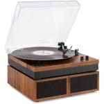 Fenton RP165, pick-up vintage cu boxe, Lemn Deschis - imagine 6