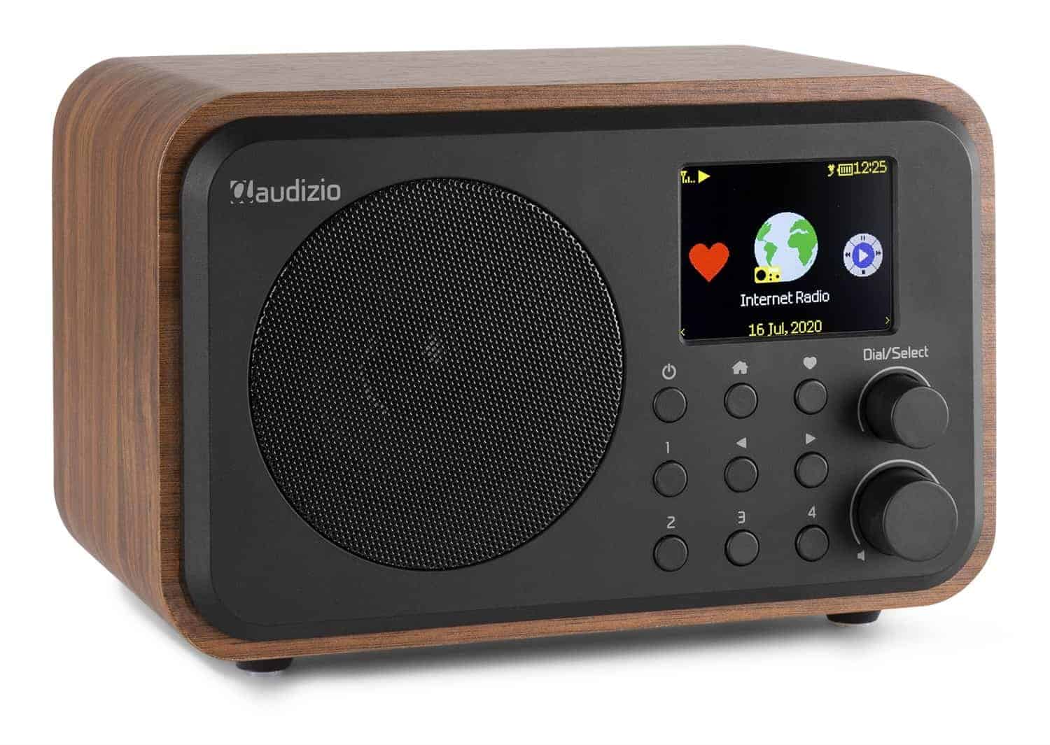 audizio-internet-radio-cu acumulator-lemn Radio portabil Internet Venice