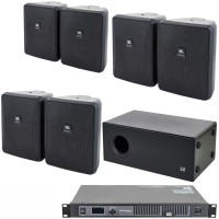 JBL Sound System Pub & Restaurant Control 25 Bundle 6.1