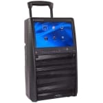 Sistem karaoke cu ecran Ibiza PORT-TFT12, boxa cu microfoane wireless - imagine 6