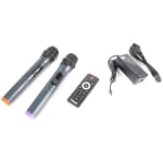 Sistem karaoke cu ecran Ibiza PORT-TFT12, boxa cu microfoane wireless - imagine 4