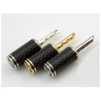 conector tip banana audiofil rodiu CE202-Rhodium