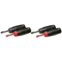 set conector banana baioneta Bayonet Plug-Silver