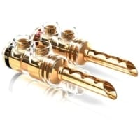 conector boxa banana tip baioneta Viablue TS2