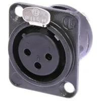 conector xlr panou NC3FD-L-BAG-1