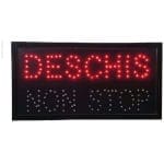 Caseta Luminoasa DESCHIS NON-STOP, magazin, restaurant, cofetarie - imagine 2