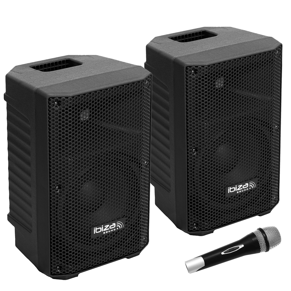 sistem-audio-cu-bluetooth-si-microfon Sistem audio cu bluetooth Ibiza Sound XTK8A-MKII Bundle