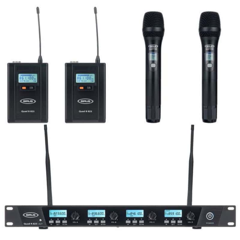 Microfoane-wireless-profesionale-sirus Microfoane wireless profesionale Sirus Quad R + 2H + 2B 823