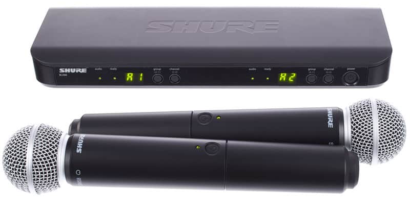 Shure-BLX288-SM58 Shure BLX288 / SM58