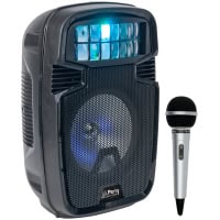 Boxa cu lumini si microfon cu fir Party 8