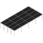 Scena spectacole Podium 8 m x 4 m