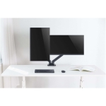 Suport monitor laptop dublu pentru birou MAD20G , 17”- 32”, 18kg, Audizio - imagine 3