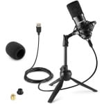 Microfon cu stativ Studio Vonyx CM300B