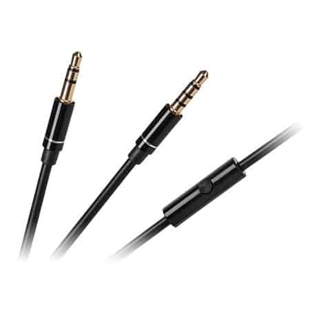 KM0345M Cablu Jack Jack cu microfon 120mm Kruger&Matz