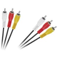 Cablu AV RCA 3 mufe, 1.5m, Standard