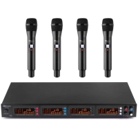 Set 4 microfoane wireless vocale PD504H, Power Dynamics