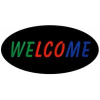 Reclama luminoasa LED Welcome