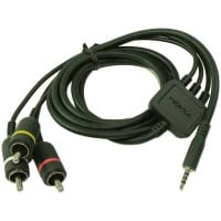 Cablu av jack 3.5mm 4 cai la 3 rca
